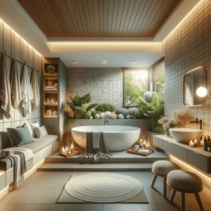 Idea 1: Creating a Spa-like Retreat in Your Garage Bathroom