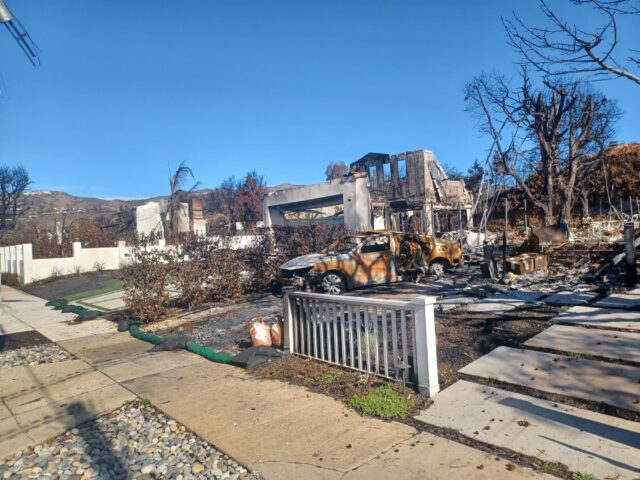 Helping my customer who lost his house on Miami way