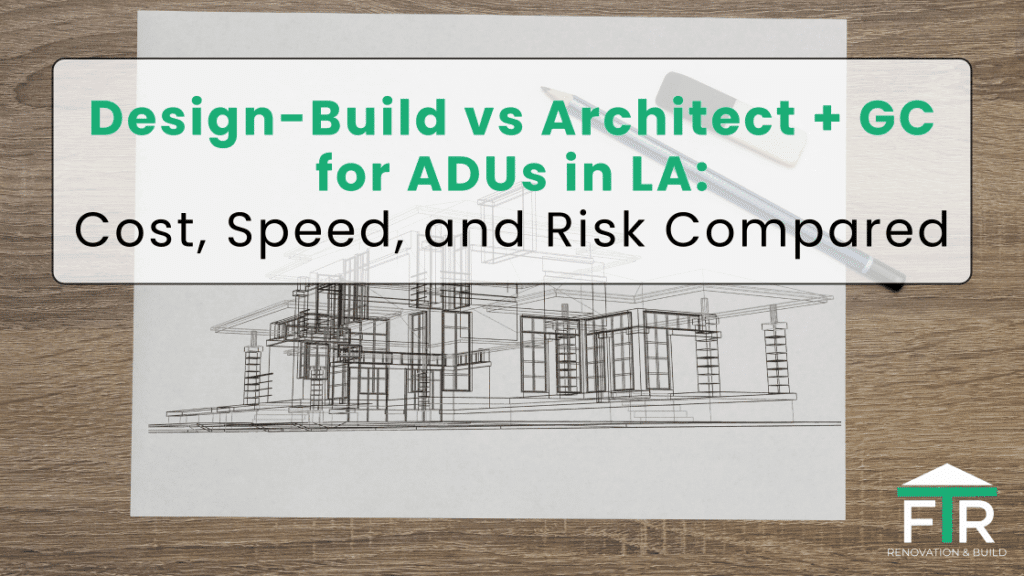 Paper with design-build vs architecture GC text for adults