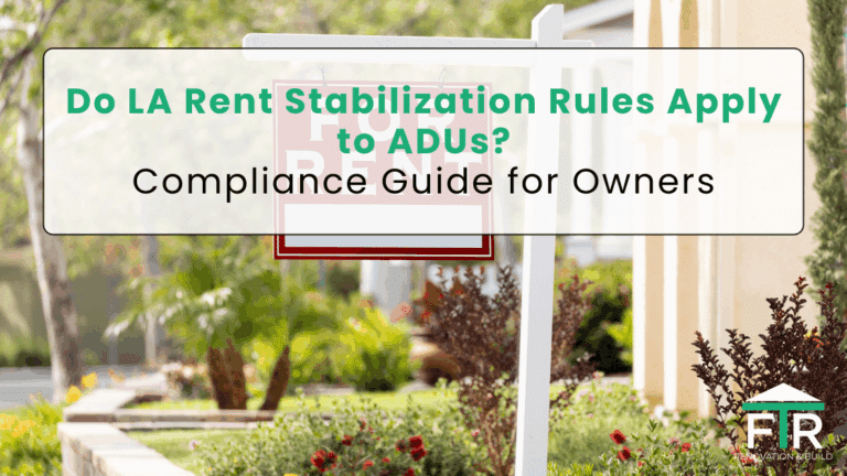 Sign displaying question about LA rent stabilization for adults